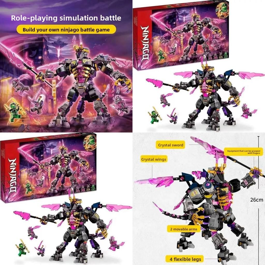 Ninjago Il Re di Cristallo Giocattolo Modello di Mattoncini Per Ragazzi Bambini Regalo da Collezione