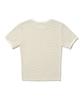 CARGOBROS FOR WOMAN French Ringer Stripe Short Sleeve T-Shirt (Beige)