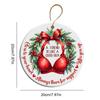 Funny Christmas Ornaments For Friends 2D Acrylic Funny Best Friend Decorations 3 Pieces Friendship Christmas Tree Pendant For