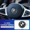 BBKD8 1/4/7Pcs Car Front Rear Logo Hub Center Cover Steering Wheel Center Cover For BMW M E46 E36 E34 F10 E90 E60 F30 E53 E30 E92 E87