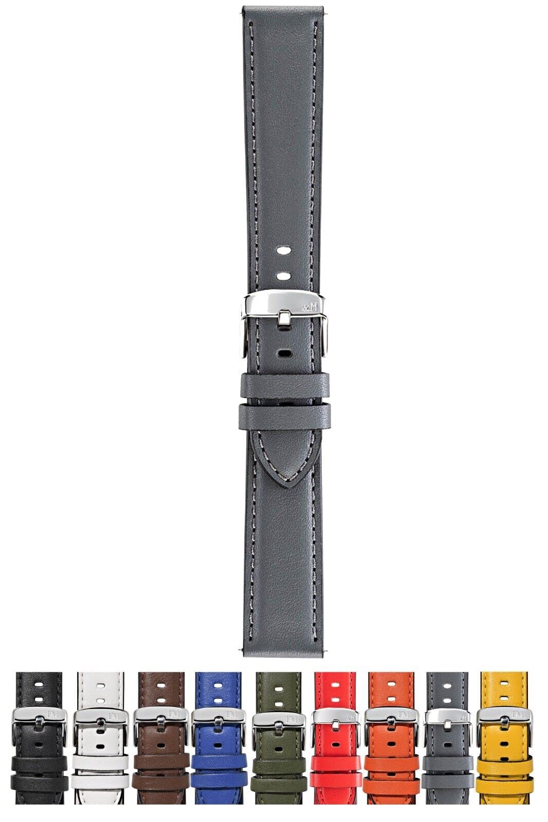 

MORELLATO Genuine Leather Watch Water Replacement Tool Included X5123C03092018 [Morellato] Strap, Resistant, CROQUET, 18mm, Gray, [Official Import] серый