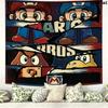 Super Mario Wall Tapestry Aesthetic Wall Hanging Printed Fabric Blanket Decorative Tapestries For Bedroom Living Room Home Decor