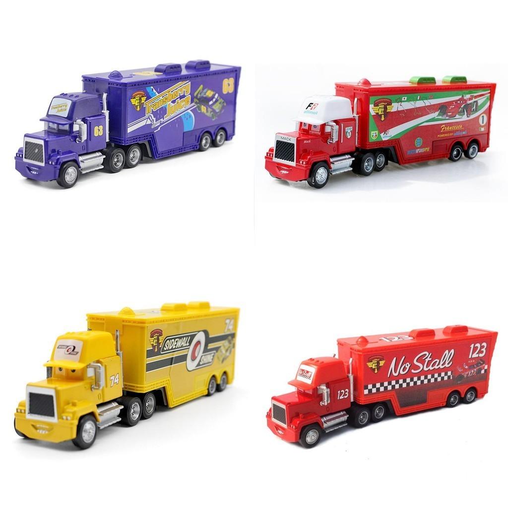 Colorful Cars Mack Lightning Mcqueen King Jackson Storm Racer Truck Toy For Kids