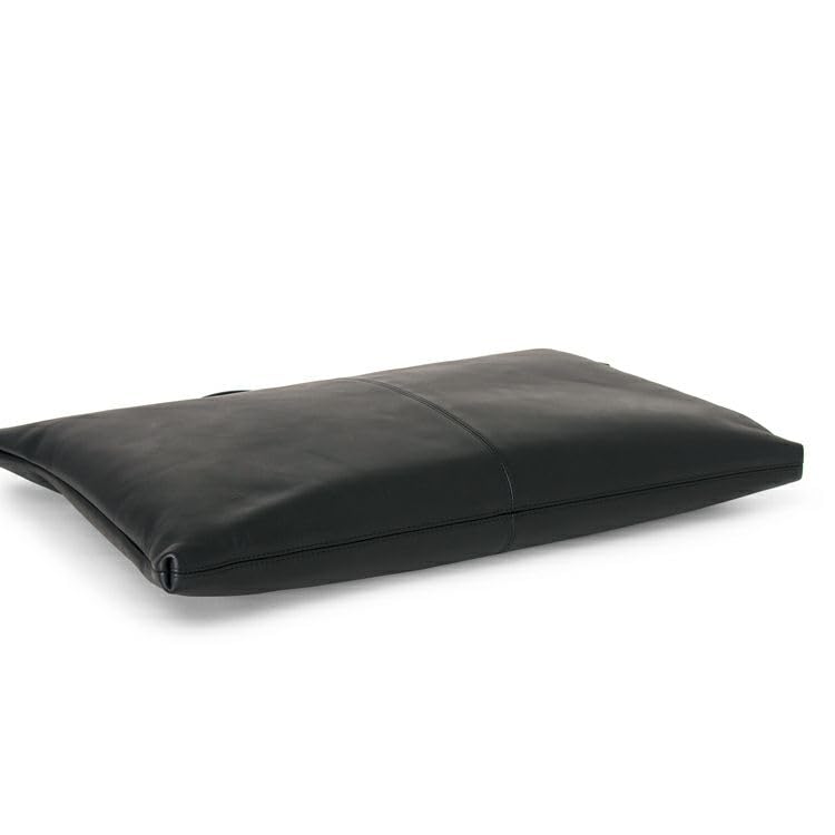 Zwickellose Aktentasche Hergestellt von Baseballhandschuh-Hersteller Echtes Leder A3 Novi Business-Tasche Große Kapazität Tasche PC 13 Zoll SA117 TRION Schwarz [Offiziell]