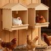Große Holzhühnernestbox Wandmontierte Eierlegbox Geflügelhaus Viehbetriebe