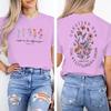 Consider How The Wildflowers Grow Print T Shirt For Unisex Unisex Short Sleeve Retro Christian Fun Shirt Crew Neck Bible Verses Tops