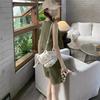 2026 Women's Casual Suit: Loose Vest Top & High-Waist Wide-Leg Shorts Two-Piece Set for Summer