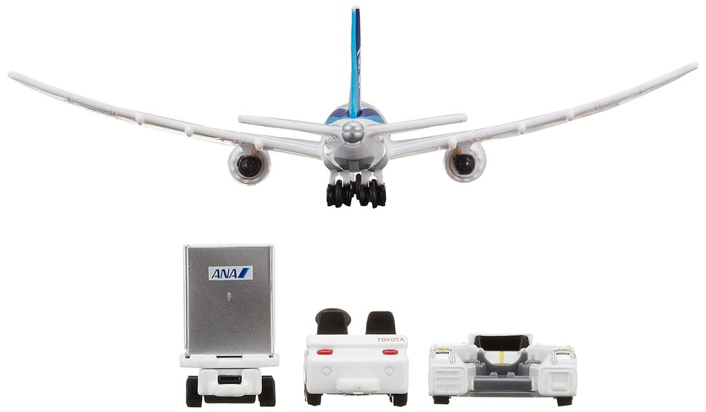 TAKARA TOMY Gift 787 Airport Set Mini Car Car Toy Male 3 years old and over Toy Safety Standards Passed ST Mark Certification TOMICA "Tomica ANA"