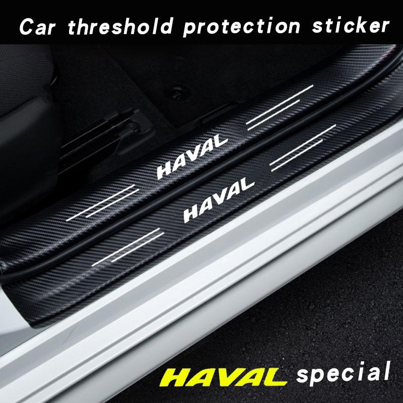 BGZ1 Auto Threshold Guard SEAMETAL Car Stickers Door Edge Protector For Haval H1 H2 H3 H6 H7 H9 M6 F7X Jolion Great Wall Accessories