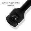 Pneumatics Hexagonal Bit Socket Alloy Steel Wrenches, Long Alloy Steel Impact Wrenches for Professional Mechanics