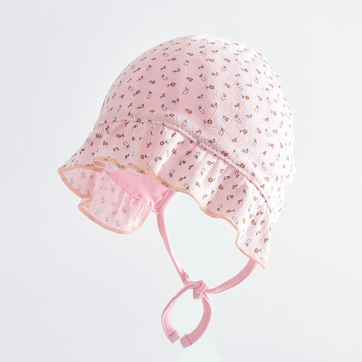 

Baby Toddler Floral Windproof Sun Hat Hat circumference 44-46cm розовый