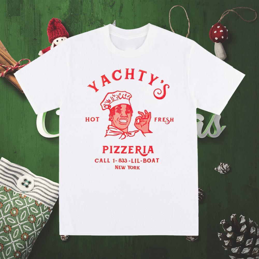 

Lil Yachty Нова Гаряча Футболка Піца Свіжа Класична Біла Унісекс S-2345XL SE112 Унісекс Футболка M