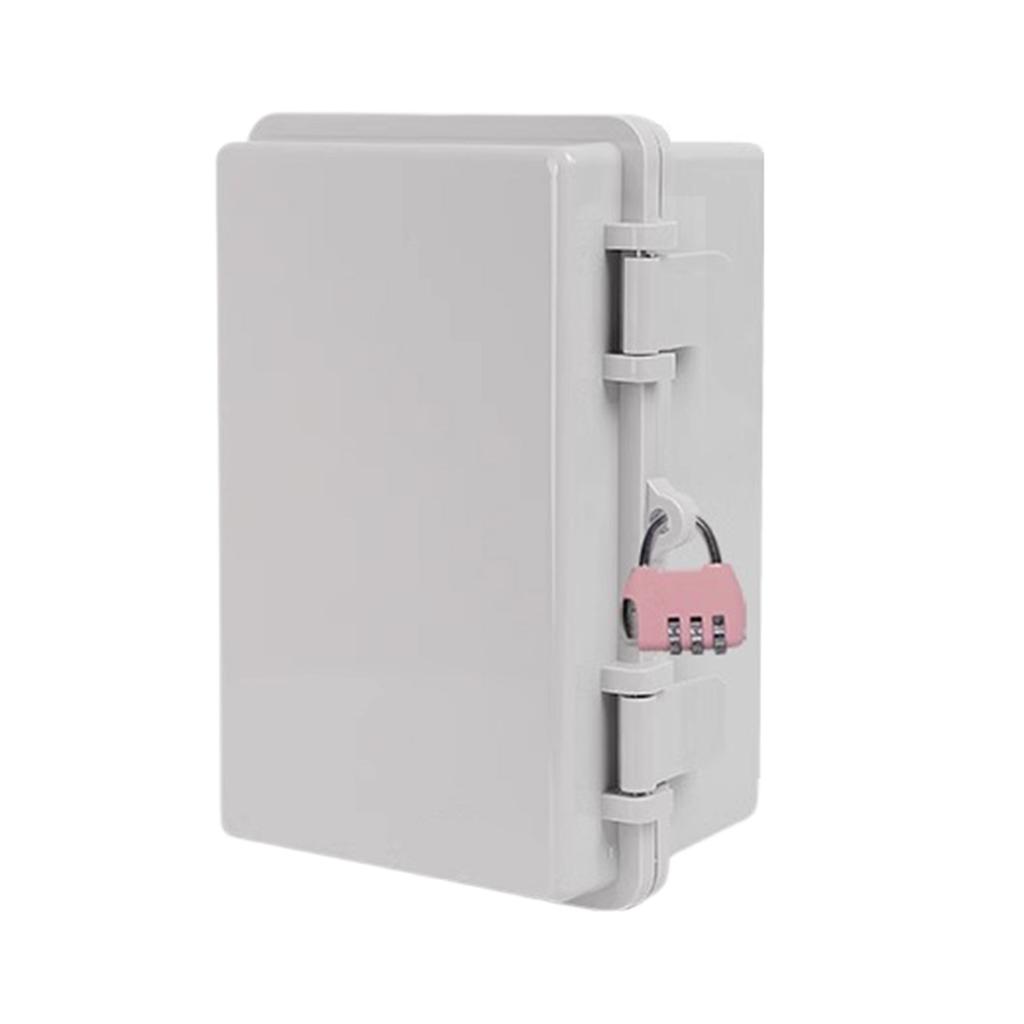 High Strength Plastic Outdoor Electrical Enclosures Weather Resistant Locking Cover For Garden Camping Installations