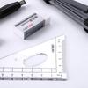 Stationery Compass Ruler Eraser Math Learning Tools Compass Ruler Kit Math Sets Geometry Kit Set