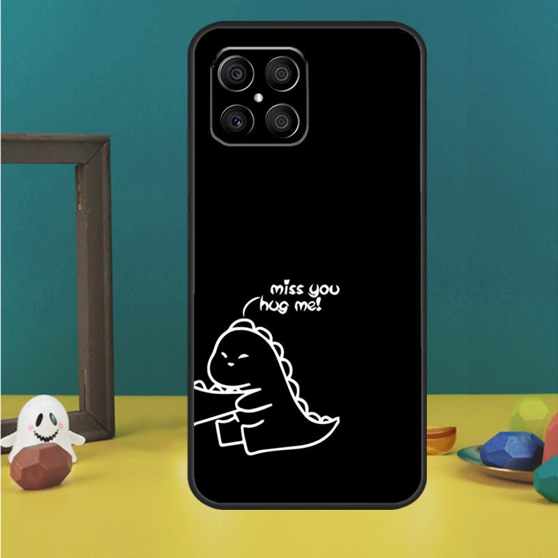 Couple Matching Cute Dinosaur Case For Honor 200 Lite Magic 7 6 5 Pro Honor X9c X9b X9a X8b X8a X8 X9 50 70 90 Lite Cover