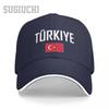 Unisex Sandwich TuRKIYE Turkey Flag And Font Baseball Cap Unisex Women Hip Hop Caps Snapback Golf Hat Fishing