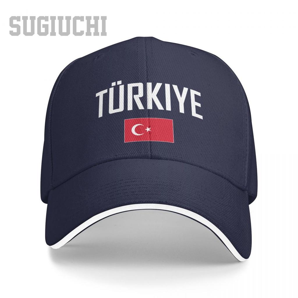 Unisex Sandwich TuRKIYE Turkey Flag And Font Baseball Cap Unisex Women Hip Hop Caps Snapback Golf Hat Fishing