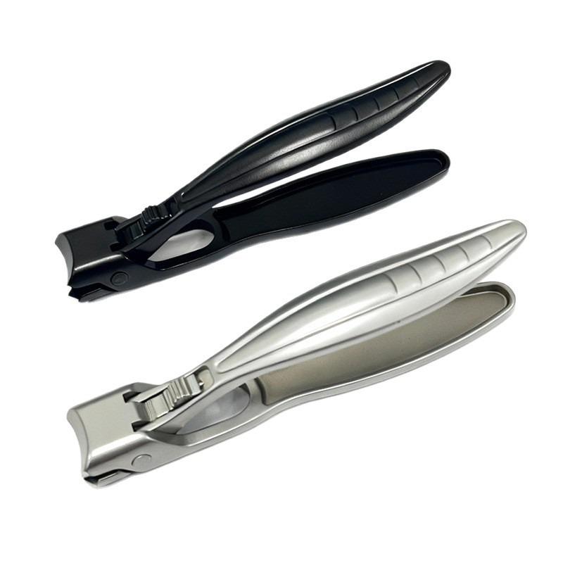 Safety Steel Nail Clippers Set with Large True Mouth Buckle & Secondary Opening