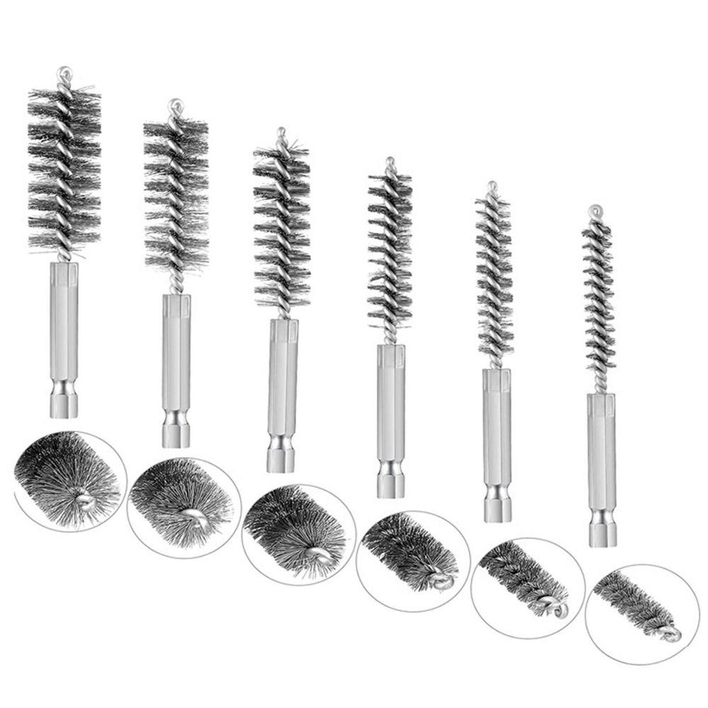 Specifications Convenient Wire Pipe Brush Wire Brush Hexagonal Rod Set Electric Drilling Brushes