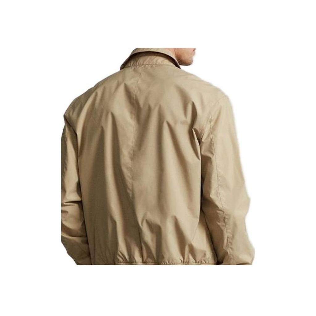 Polo Ralph Lauren Ss23 Solid Color Logo Embroidered Packable Jacket Men Jacket Brown MNPOOTW16021056-250