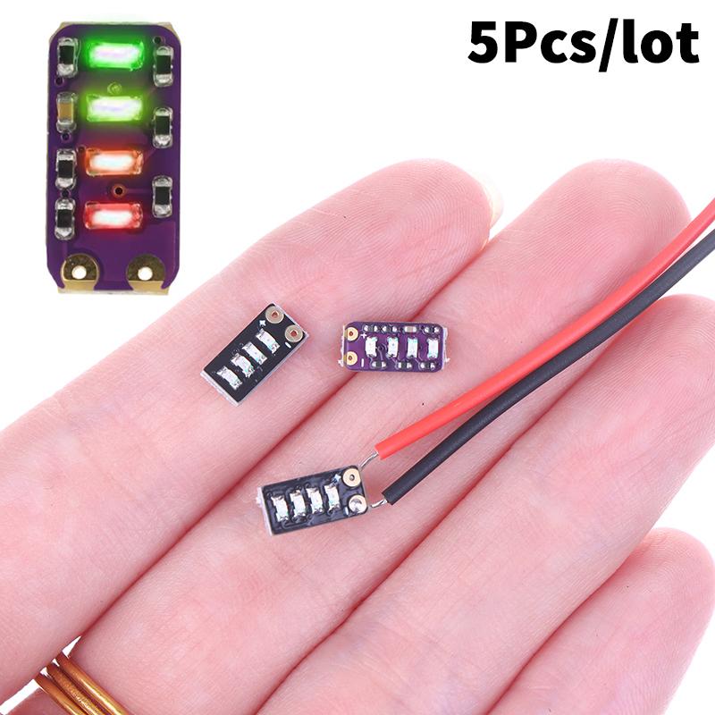 5Pcs/set Electricity Display Modules 3.7-4.2V Metering Module 1/2 Series Li-ion Battery Mini LED For Electricity Instruction