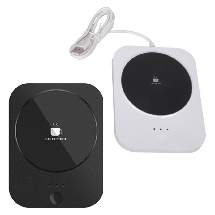 Insulated Beverage Warmer for Office Desk with 3 Heating Grade USB Coaster Temperature Control Desk Beverage Heater