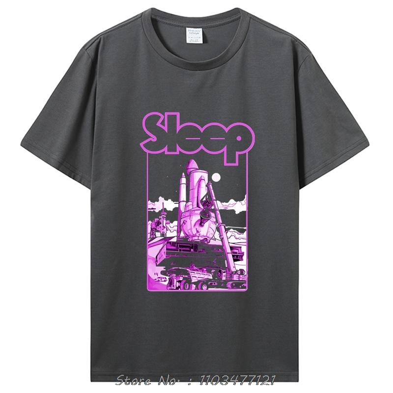 Stoner Metal Schlafband Klassisches T-Shirt Herrenbekleidung Übergroßes Baumwoll-T-Shirt Grafik-T-Shirts Hip-Hop-Tees Tops