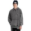 Feng Chen Wang Sweatshirts Men's Gray Hooded Moderate Plus Size FMF16HD04