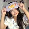 Breathable Cartoon Print Blackout Sleep Eye Mask for Students - Soft & In Stock