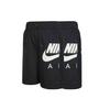 Nike Szorty z nadrukiem literowym z prostą nogawką Dziecięce spodenki DM8086-010
