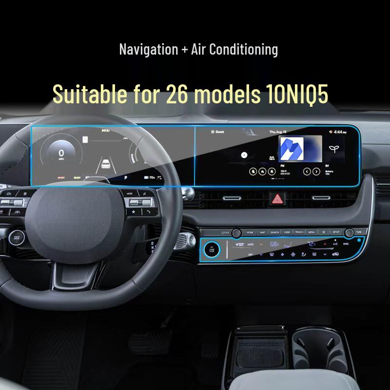 Hyundai Mistra/Elantra Navigasyon Merkezi Kontrol Ekranı için Temperli Koruyucu Film (24 Model)