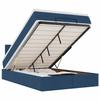 Lit ottoman - Maison Exclusive - Rangement hydraulique - LED intégrée bleue - Matelas 120x200 cm