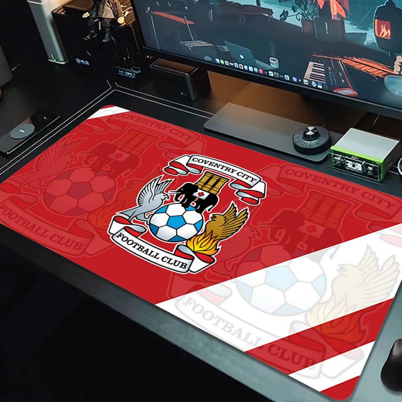 Coventry City Color Mouse Pad Large Gaming Table Cushion Non-slip Laptop Tablet Big Mousepad XXL Mat Mini PC Playmat With Lock Edge