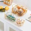 Elegant Transparent Serving Platter Set