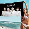 Popular Kpop Group X-XLov Microfiber Blanket Quick Drying Beach Towels Oversized Printing Super Absorbent Pool Towel Blanket