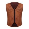 Kids Boys Western Cowboy Cowgirl Vest Halloween Holiday Carnival Party Dress Up Role Play Cosplay Jacket