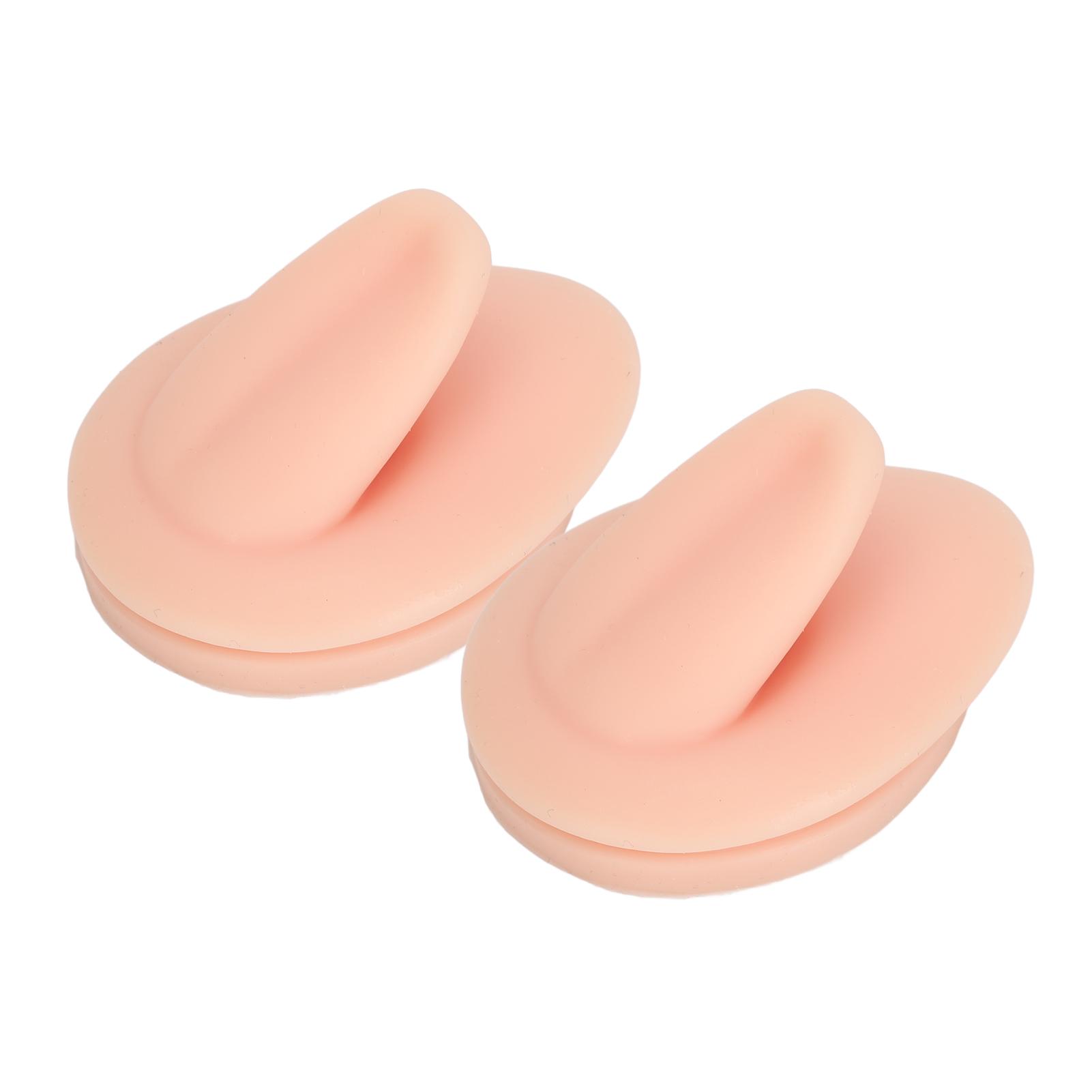 

2PCS Soft Silicone Tongue Model Simulation Flexible Tongue Display for Practicing Piercing Jewelry