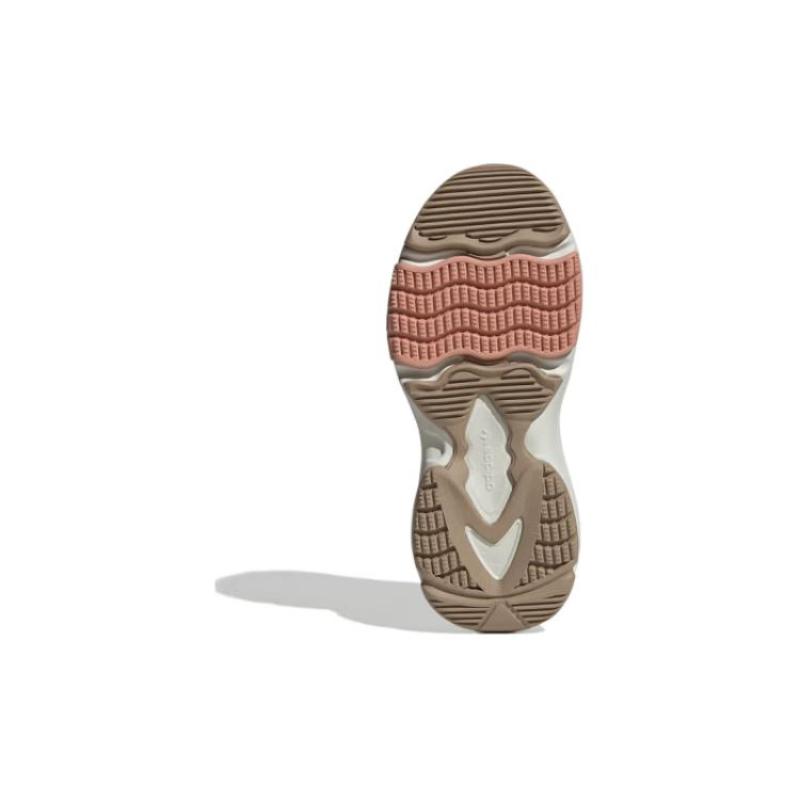Adidas Originals OZGAIA Anti-Slip Wear-Resistant Low-Top Chunky Sneakers Women's Beige Pink Sneakers JI4283