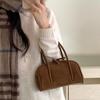 Autumn and Winter Suede Bag Women's Fashion Retro Portable Small Bag New Shoulder Messenger Bag Women