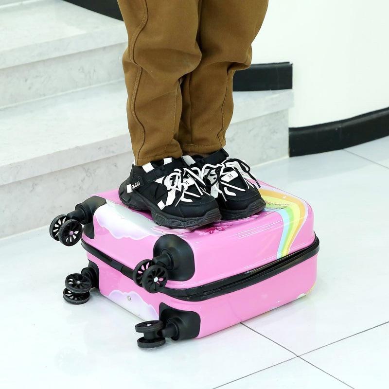 Children's Cartoon Trolley Suitcase with Universal Wheels - Ideal for Boys and Girls