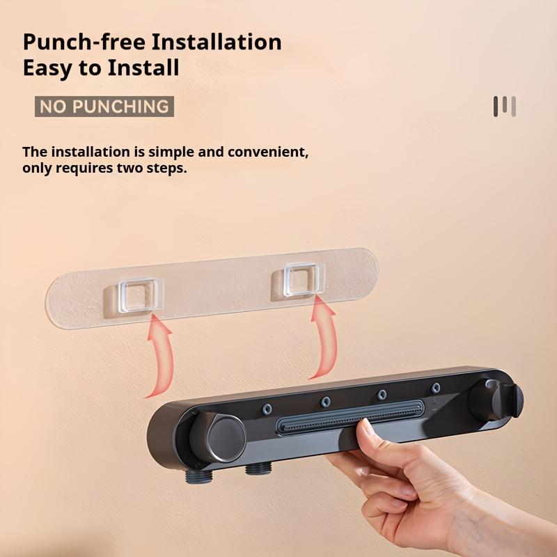 Wall Mounted Split Shower with 3 Function Adjustable Arm - No Electricity Required, Modern Bathroom Waist Spray Shower