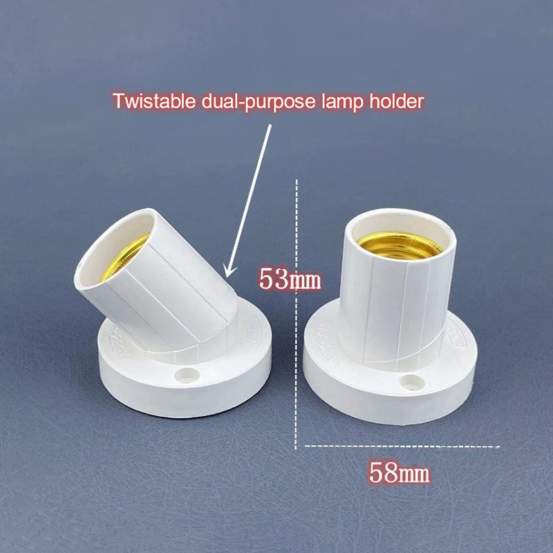 2 Stück Drehbar Gerade Schräg E27 Glühbirnenfassung Wandlampen Wandleuchten 45 Grad Drehung Wandleuchten Dekor Für Bar Restaurant