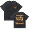 Vintage Washed Kanye West Rapper Album Cover Graphic TShirt Hip Hop Fashion Unisex Oversized Short Sleeve Tshirts
