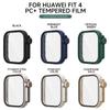 Change To Ultra Case for Huawei Watch Fit 4 Tempered Glass Case + Screen Protector for Huawei Watch Fit 4Pro Upgrade to Ultra 2