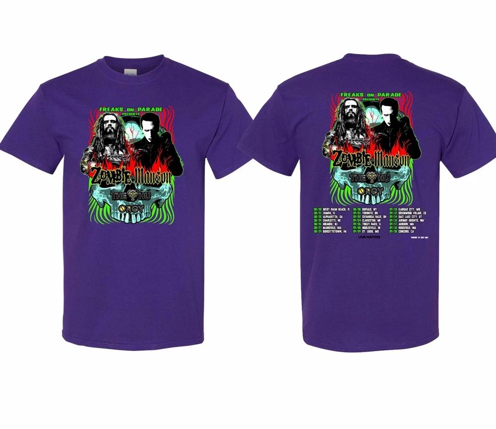 Hot Rob Zombie 2026 Tour Freaks On Parade Concert Tshirt Fan Gift S