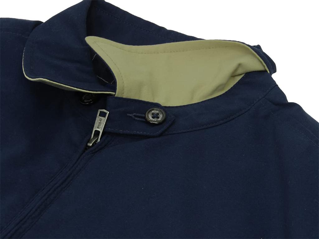POLO RALPH LAUREN Windbreaker Swing Top Solid Color with Size Navy Men's Jacket, One-Pointed Design, XXL, (Product Number 0101004)