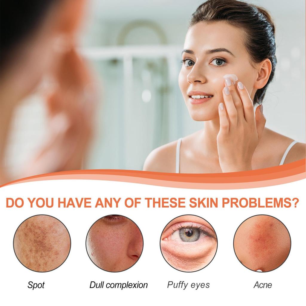 EELHOE Brightening Skin Cream Brightening Skin Color To Cover Spots and Acne Marks Natural Not Fake White Lazy Face Cream