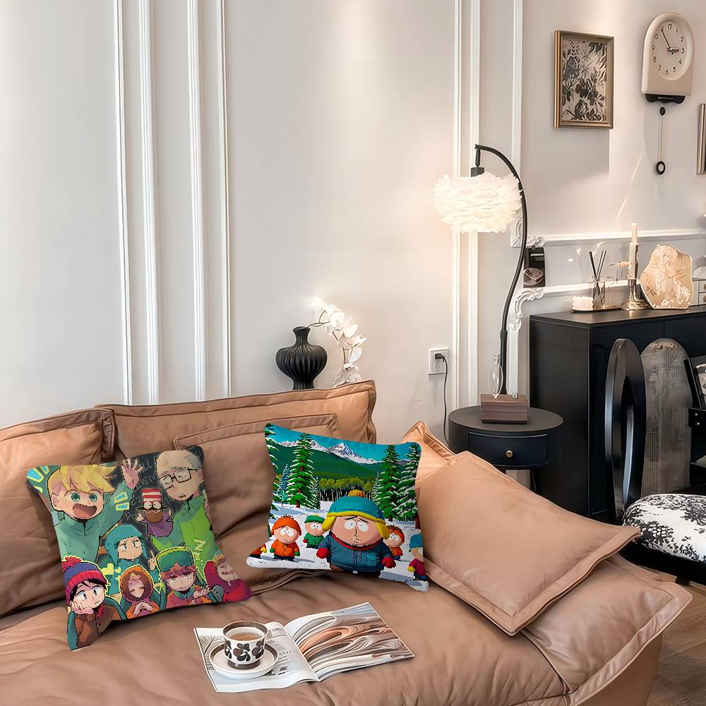 Cartoon-South ParkS Personalized Pillow Cover Kids Bedroom Wild Party Decor Pillowcase Kid Birthday Shower Gift