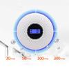 LCD Display Carbon Monoxide Detector 2 in 1 CO Monitor Air Quality Monitor Smoke Alarm  Travel