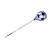 Football Kick Trainer Elastic Reinforced Nylon Folding Football Training Juggling Net for Kicking Practice Blue